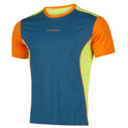 Koszulka męska La Sportiva Tracer T-Shirt M niebieski/pomarańczowy Storm Blue/Lime Punch