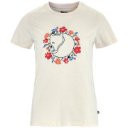 Koszulka damska Fjällräven Fjällblomster Fox T-shirt W biały Chalk White