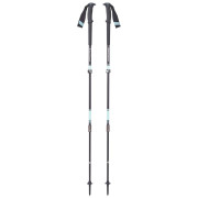Kije trekkingowe dla kobiet Black Diamond W's Trail Pro czarny/niebieski Aegean