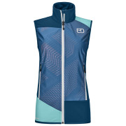 Kamizelka damska Ortovox Col Becchei Vest W niebieski petrol blue