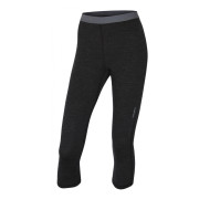 Damskie spodnie 3/4 Husky Merino 100 czarny