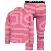 Bielizna funkcjonalna dla dzieci Didriksons Jadis Kids Pr Set 5 Path Heather Pink
