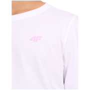 T-shirt dziecięcy 4F Longsleeve F654 White