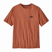 Koszulka męska Patagonia M's '73 Skyline Organic T-Shirt brązowy