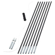 Pręty Easy Camp Pole DIY Set 12.5 mm czarny Black