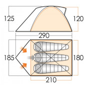 Namiot Vango Rock 300
