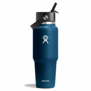 Butelka termiczna Hydro Flask Wide Flex Straw Travel Bottle 32 Oz czarny/niebieski INDIGO