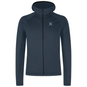 Bluza męska Montura Fadis Grid Hooded Maglia ciemnoniebieski Blueberry