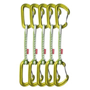 Zestaw ekspresów Ocún HAWK QD WIRE DYN 8 mm 15 cm 5-pack jasnozielony green