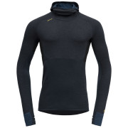 Męska bluza Devold Tuvegga Merino Hoodie Man czarny/niebieski Flood