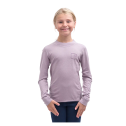 Dziecięca koszulka Sensor Merino DF Logo Up Mystic Violet