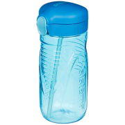 Butelka Sistema Quick Flip Top s brčkem 520 ml niebieski