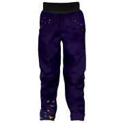 Dziecięce spodnie softshellowe WAMU Dark Purple ciemnofioletowy DARK PURPLE