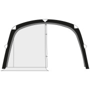 Ściany do namiotu Brunner Skia Frontwall 400