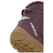 Dziecięce buty zimowe Viking Outdoor Footwear Spruce Barefoot Warm GTX 2V Wine