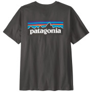 Koszulka męska Patagonia P-6 Logo T-Shirt czarny Ink Black
