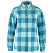 Koszula damska Fjällräven Övik Heavy Flannel Shirt W niebieski Dawn Blue-Breeze Blue