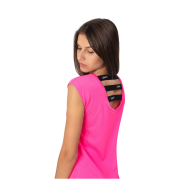 Sukienki damskie Drexiss Pink/Black Coolmax