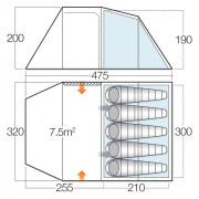 Namiot Vango Beta 550 XL (2019)