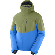 Kurtka męska Salomon Speed Jacket M jasnoniebieski IndigoBunting/MartiniOlive/Ebony