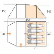 Namiot Vango Omega 450 XL