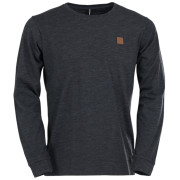 Męska koszulka Fundango Justin Longsleeve T-shirt czarny black heather