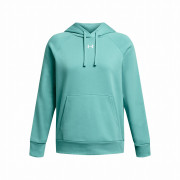 Bluza damska Under Armour Rival Fleece Hoodie jasnoniebieski RadialTurquoise/White