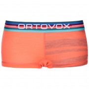 Majtki damskie Ortovox W's 185 Rock'N'Wool Hot Pants pomarańczowy Coral