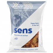 Chipsy Sens s cvrččím proteinem - Mák & Mořská sůl (80g) zielony