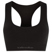 Biustonosz Icebreaker Women Merino Blend 260 ZoneKnit™ Seamless Bra czarny Black