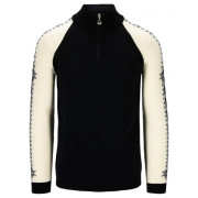 Męski sweter Dale of Norway Geilo Masc Sweater czarny/biały Black Offwhite