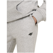 Dziecięce spodnie dresowe 4F Trousers Cas M1828 Cold Light Grey Melange