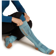 Damskie skarpety Icebreaker Women Merino Blend Ski+ Medium OTC Mountain Contour