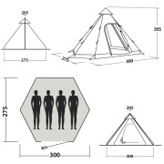Namiot turystyczny Easy Camp Bolide 400 (2021)