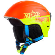 Kask narciarski dla dzieci Relax Twister czerwony/zielony