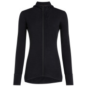 Bluza damska Icebreaker Women Merino Blend 200 RealFleece™ Descender LS Zip Hoodie czarny Black