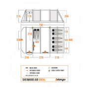Namiot rodzinny Vango Sherwood Air 600XL Package