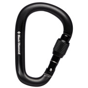 Karabinek Black Diamond Pearlock Screwgate czarny black