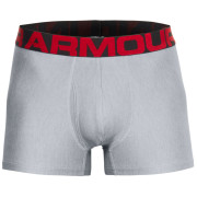 Męskie bokserki Under Armour Tech 3in 2 Pack zarys Mod Gray Light Heather / / Jet Gray Light Heather