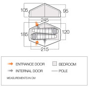 Namiot turystyczny Vango Apex Compact 200