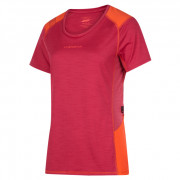 Koszulka damska La Sportiva Compass T-Shirt W różowy Velvet/Cherry Tomato