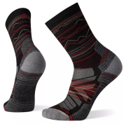 Skarpetki Smartwool Hike Light Cushion Mountain Range Pattern Crew Socks czarny black