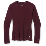 Damska koszulka Smartwool W Classic Thermal Merino BL Crew Boxed 2022 bordowy black cherry heather