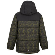 Dziecięca kurtka zimowa Regatta Lofthouse Black/Distress Camo