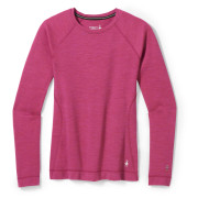 Damska koszulka Smartwool W Classic Thermal Merino BL Crew Boxed 2022 różowy festive fuchsia heather