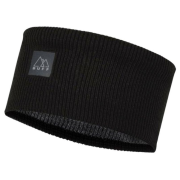 Opaska Buff Crossknit Headband czarny/szary SolidBlack