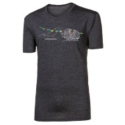 Męska koszulka Progress Hrutur Yak szary šedý melír