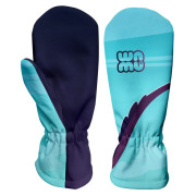 Rękawice softshellowe dziecięce WAMU Dragon Fantasy niebieski BLUE