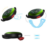 Światełko do obroży Curli Luumi Safety LED Lights rechargeable