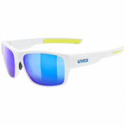 Okulary przeciwsłoneczne Uvex Esntl Urban biały/niebieski White Matt/Mirror Blue